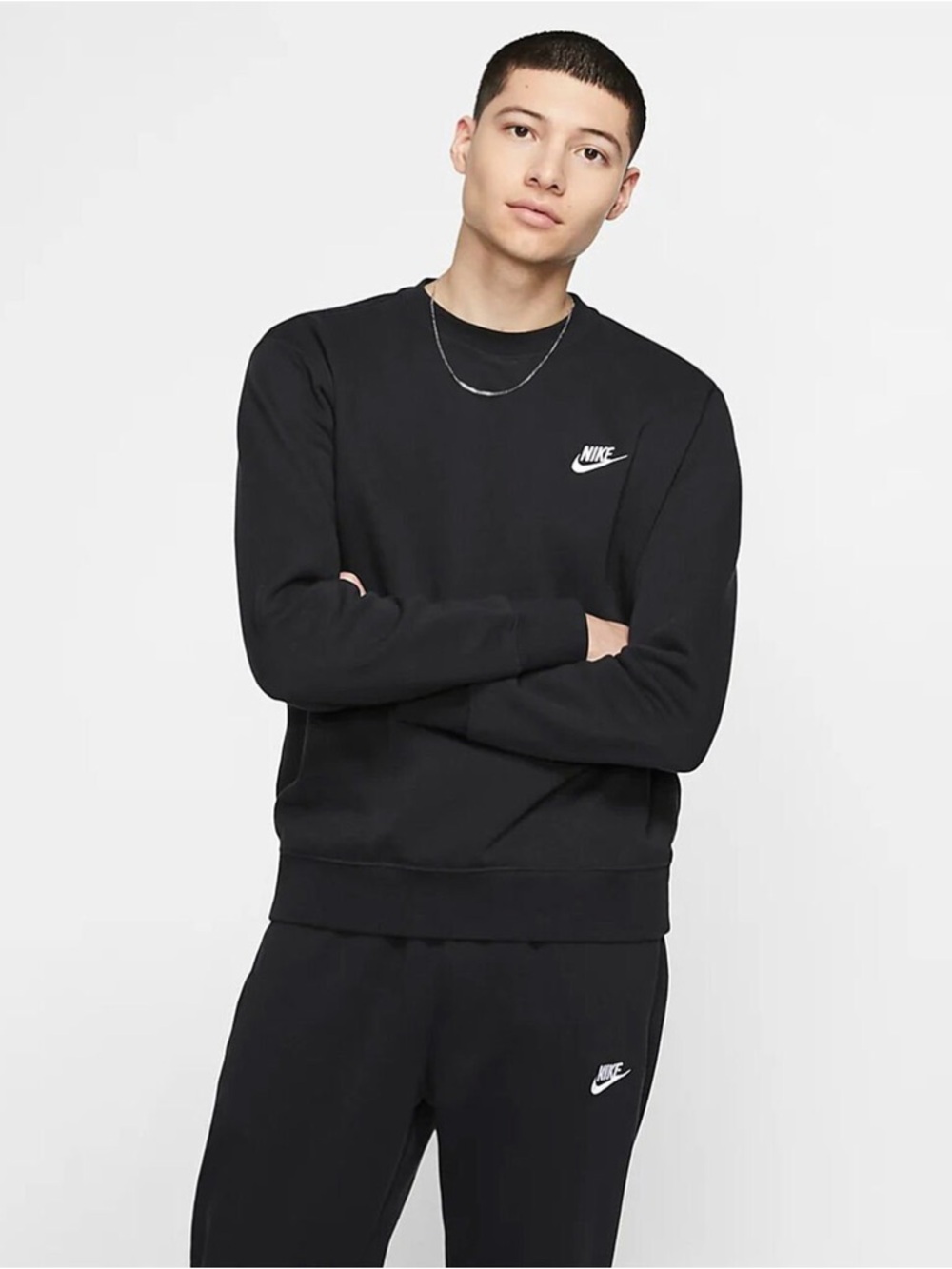 Nike Black Crewneck Sweatshirt+Sweats